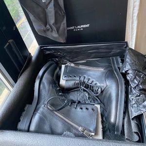 Saint Laurent Paris Double Zip Ranger Boots | Hedi Slimane’s FW15 Collection